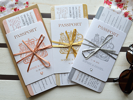 Satin Bow Standard Passports